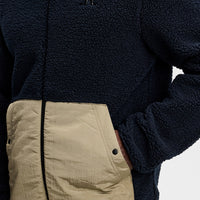 J.Lindeberg Golf Pullover - Varek Fleece Hoodie - JL Navy AW26