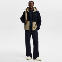 J.Lindeberg Golf Pullover - Varek Fleece Hoodie - JL Navy AW26