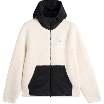 J.Lindeberg Golf Pullover - Varek Fleece Hoodie - Tofu AW26