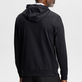 J.Lindeberg Golf Pullover - Vent Hoodie - Black AW26