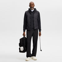 J.Lindeberg Golf Pullover - Vent Hoodie - Black AW26