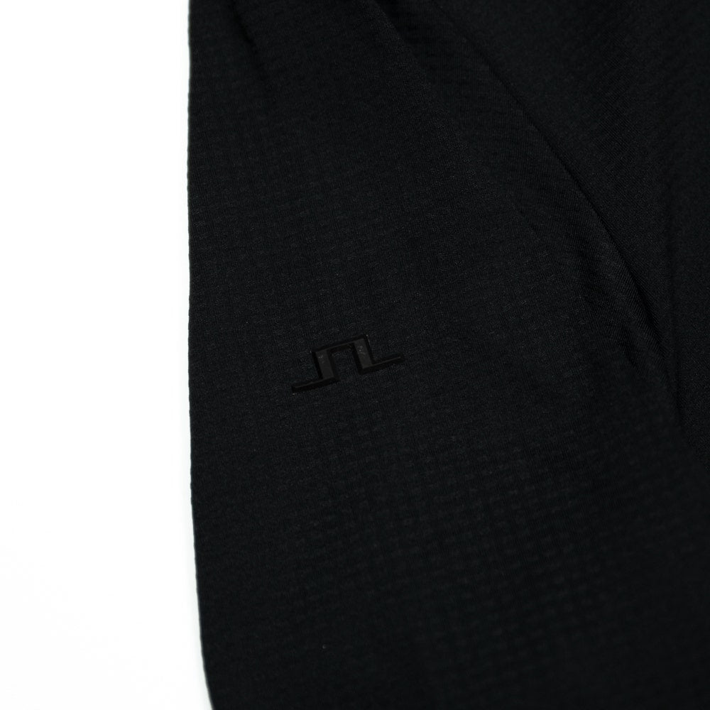 J.Lindeberg Golf Pullover - Vent Hoodie - Black AW26