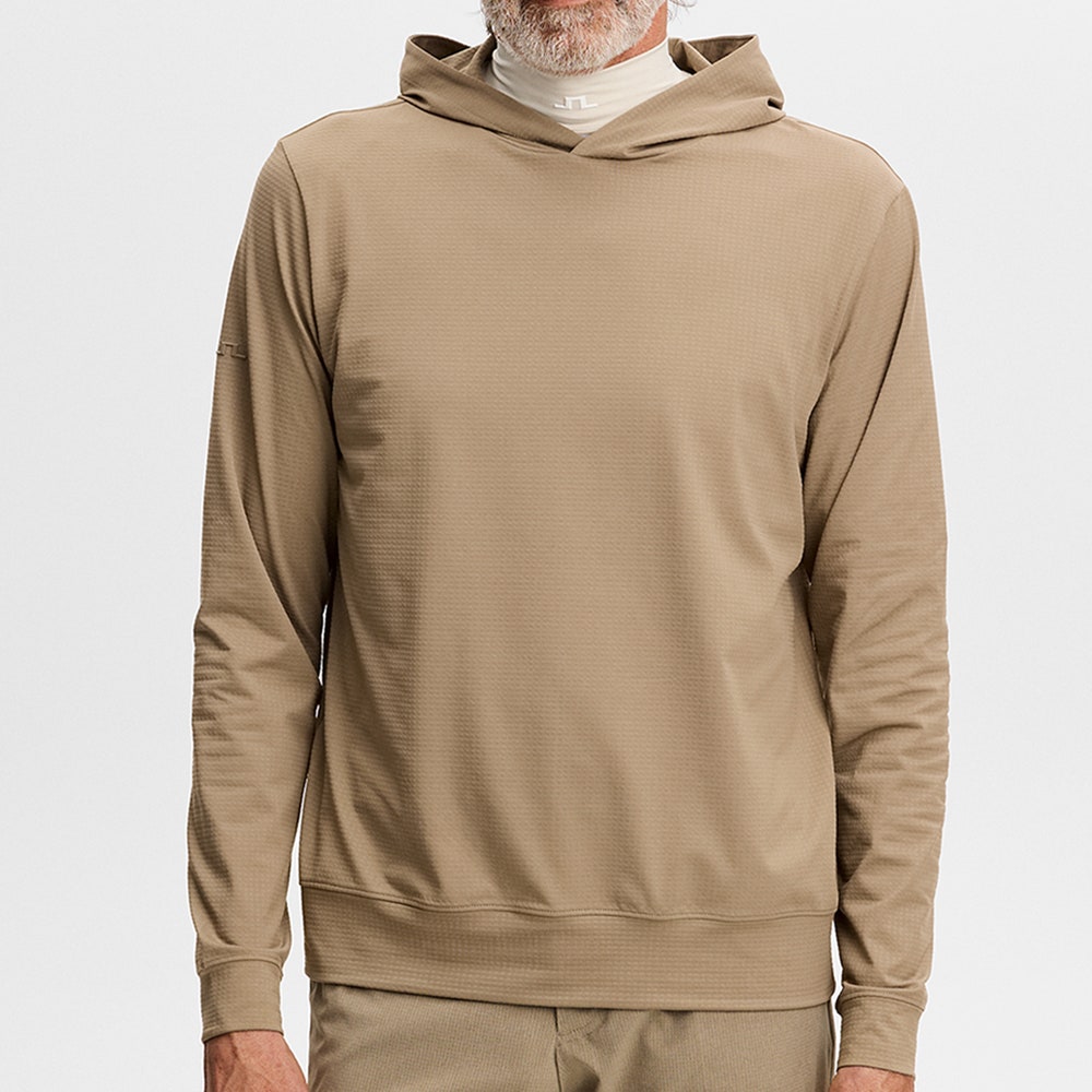 J.Lindeberg Golf Pullover - Vent Hoodie - Brindle AW26