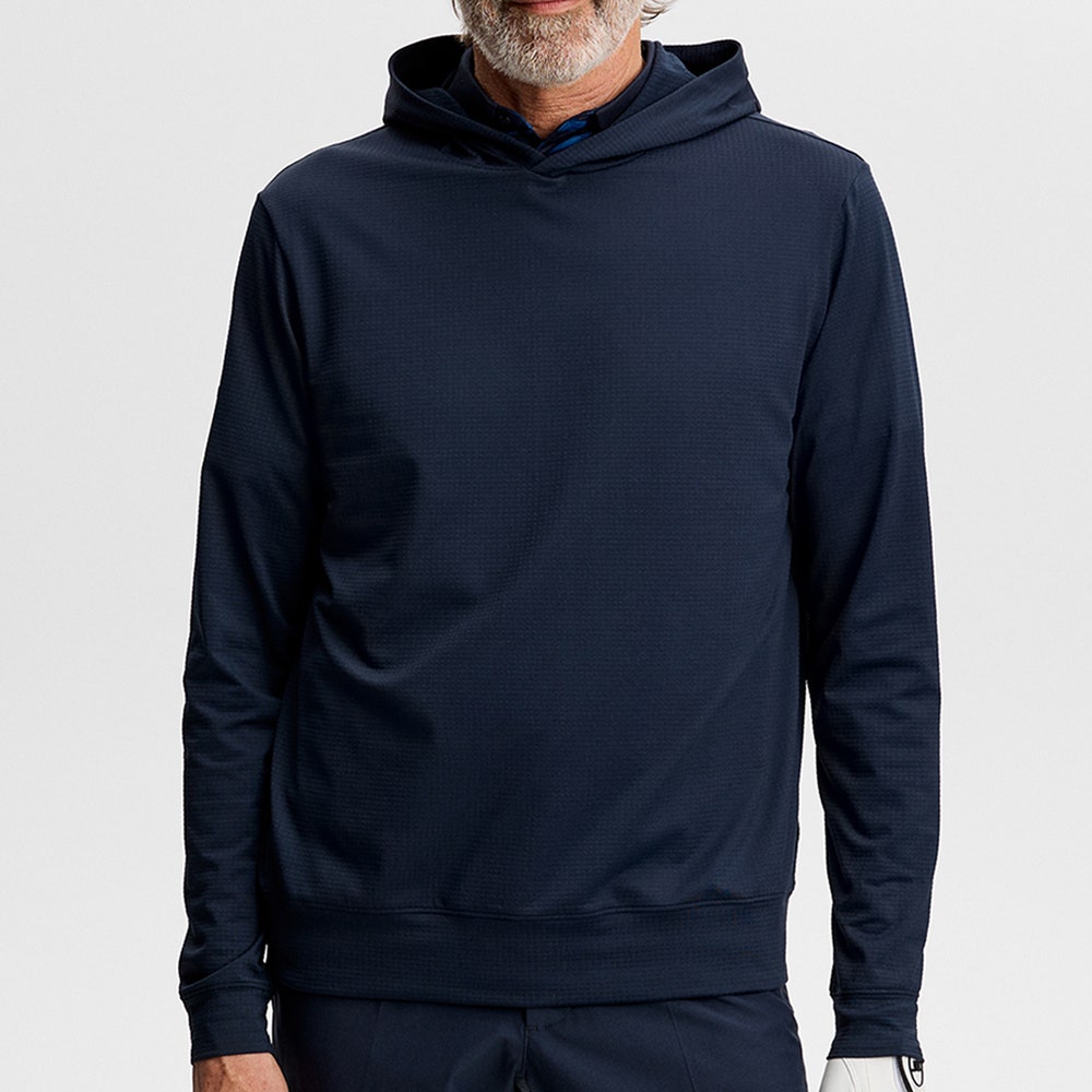 J.Lindeberg Golf Pullover - Vent Hoodie - JL Navy AW26