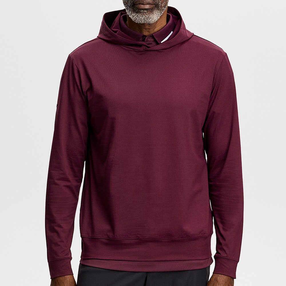 J.Lindeberg Golf Pullover - Vent Hoodie - Winetasting AW26