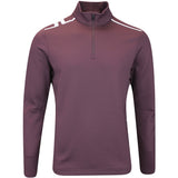 J.Lindeberg Golf Pullover - Vinnie QZ Mid - Huckleberry AW25