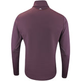 J.Lindeberg Golf Pullover - Vinnie QZ Mid - Huckleberry AW25