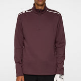 J.Lindeberg Golf Pullover - Vinnie QZ Mid - Huckleberry AW25