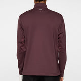 J.Lindeberg Golf Pullover - Vinnie QZ Mid - Huckleberry AW25