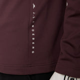 J.Lindeberg Golf Pullover - Vinnie QZ Mid - Huckleberry AW25