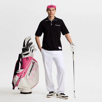 J.Lindeberg Golf Shirt - 30Y Jesper Retro Relaxed Fit - Black SH26