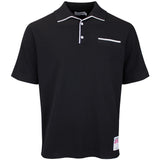 J.Lindeberg Golf Shirt - 30Y Jesper Retro Relaxed Fit - Black SH26