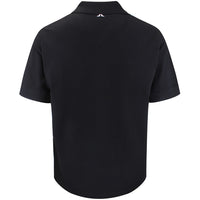 J.Lindeberg Golf Shirt - 30Y Jesper Retro Relaxed Fit - Black SH26