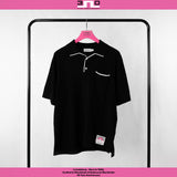 J.Lindeberg Golf Shirt - 30Y Jesper Retro Relaxed Fit - Black SH26