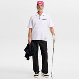 J.Lindeberg Golf Shirt - 30Y Jesper Retro Relaxed Fit - White SH26