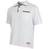 J.Lindeberg Golf Shirt - 30Y Jesper Retro Relaxed Fit - White SH26