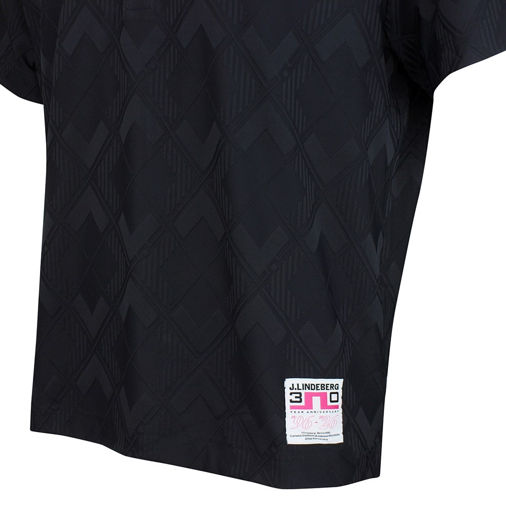 J.Lindeberg Golf Shirt - 30Y Matt Relaxed Fit - Black SH26