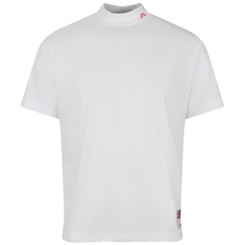 J.Lindeberg Golf Shirt - 30Y Rory KV Mock Neck Reg. Fit - White SH26