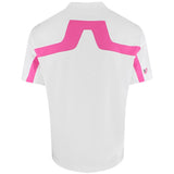 J.Lindeberg Golf Shirt - 30Y Rory KV Mock Neck Reg. Fit - White SH26