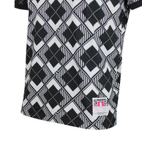 J.Lindeberg Golf Shirt - 30Y Tour Tech Argyle Regular Fit - Black SH26
