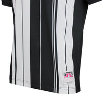 J.Lindeberg Golf Shirt - 30Y Tour Tech Stripe Regular Fit - Black SH26