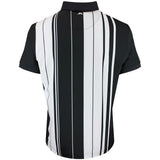 J.Lindeberg Golf Shirt - 30Y Tour Tech Stripe Regular Fit - Black SH26