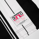 J.Lindeberg Golf Shirt - 30Y Tour Tech Stripe Regular Fit - Black SH26