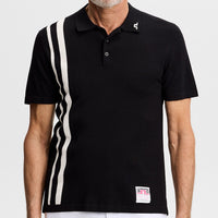 J.Lindeberg Golf Shirt - 30Y Wallis Knit Regular Fit - Black SH26
