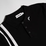J.Lindeberg Golf Shirt - 30Y Wallis Knit Regular Fit - Black SH26
