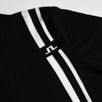 J.Lindeberg Golf Shirt - 30Y Wallis Knit Regular Fit - Black SH26