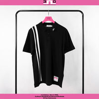 J.Lindeberg Golf Shirt - 30Y Wallis Knit Regular Fit - Black SH26