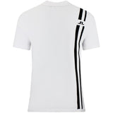 J.Lindeberg Golf Shirt - 30Y Wallis Knit Regular Fit - White SH26