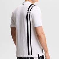 J.Lindeberg Golf Shirt - 30Y Wallis Knit Regular Fit - White SH26