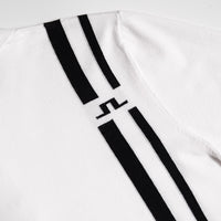 J.Lindeberg Golf Shirt - 30Y Wallis Knit Regular Fit - White SH26