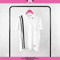 J.Lindeberg Golf Shirt - 30Y Wallis Knit Regular Fit - White SH26