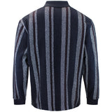 J.Lindeberg Golf Shirt - Bergman LS Sweater Polo - JL Navy AW26