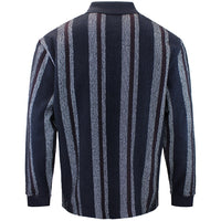 J.Lindeberg Golf Shirt - Bergman LS Sweater Polo - JL Navy AW26