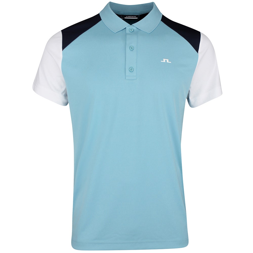J.Lindeberg Golf Shirt - Block Regular Fit - Stillwater PS26