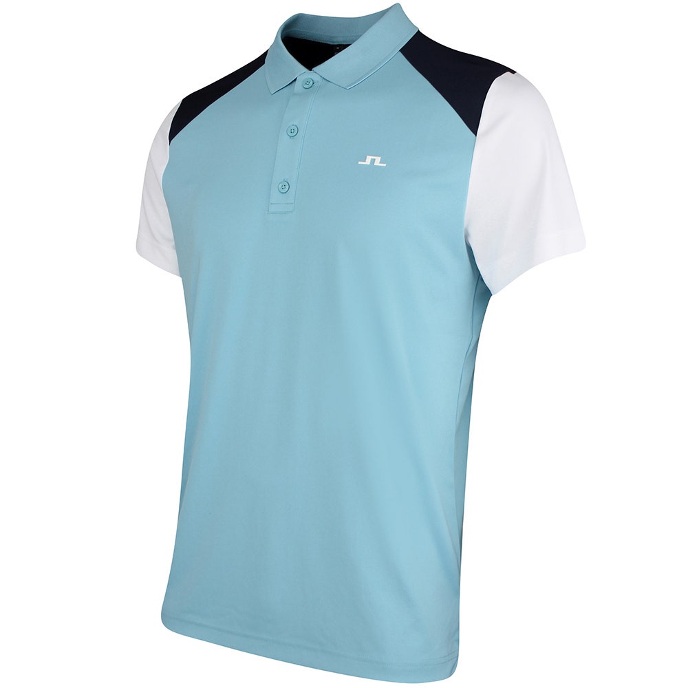 J.Lindeberg Golf Shirt - Block Regular Fit - Stillwater PS26