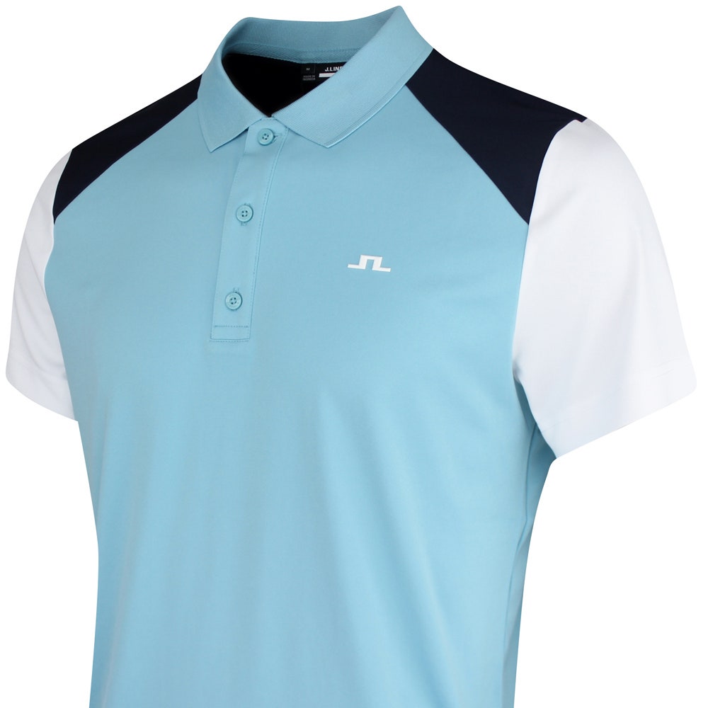 J.Lindeberg Golf Shirt - Block Regular Fit - Stillwater PS26
