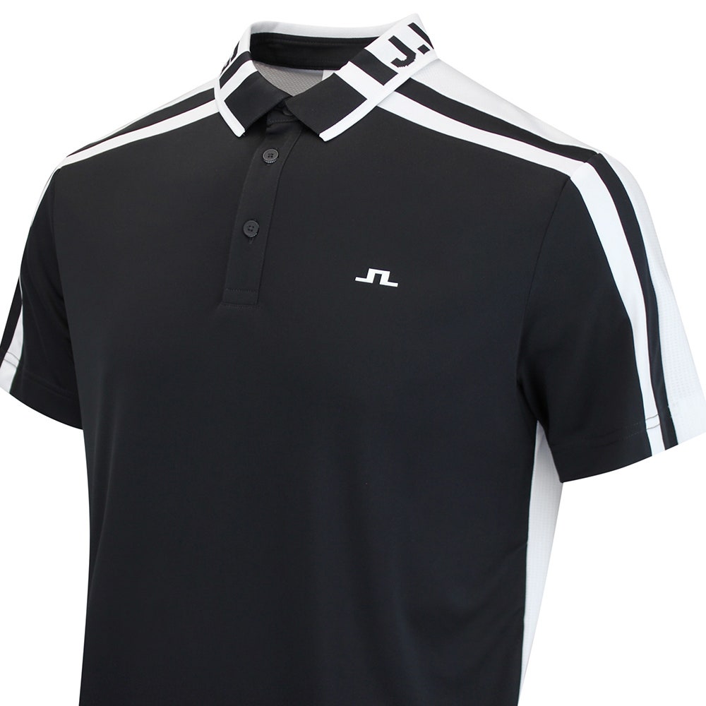 J.Lindeberg Golf Shirt - Bo Reg. Fit Polo - Black AW26