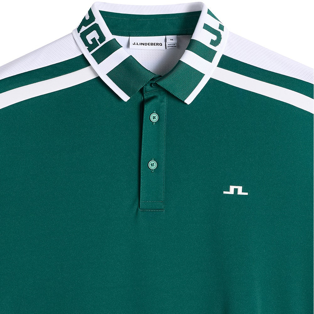 J.Lindeberg Golf Shirt - Bo Reg. Fit Polo - Forest Biome AW26