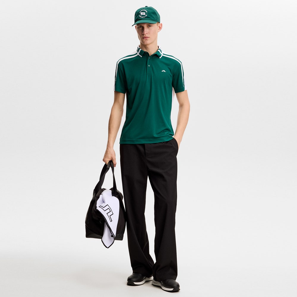 J.Lindeberg Golf Shirt - Bo Reg. Fit Polo - Forest Biome AW26