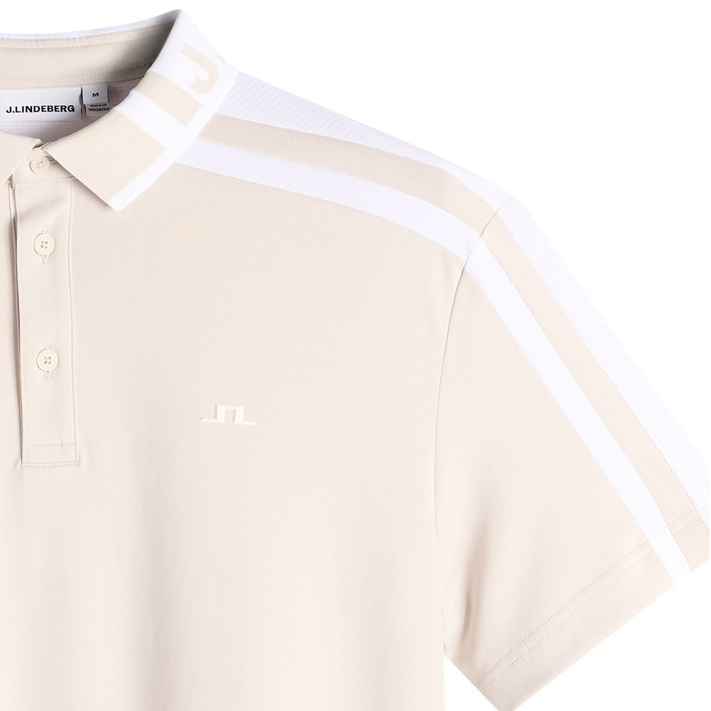 J.Lindeberg Golf Shirt - Bo Reg. Fit Polo - Moonbeam AW26