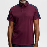 J.Lindeberg Golf Shirt - Bo Reg. Fit Polo - Winetasting AW26
