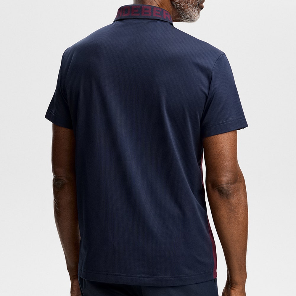J.Lindeberg Golf Shirt - Bo Reg. Fit Polo - Winetasting AW26