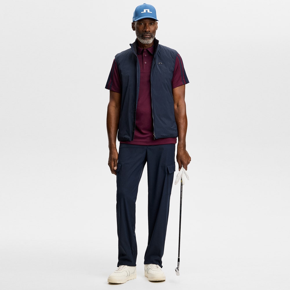 J.Lindeberg Golf Shirt - Bo Reg. Fit Polo - Winetasting AW26