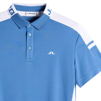 J.Lindeberg Golf Shirt - Bo Regular Fit - Federal Blue SS26