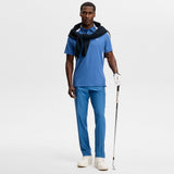 J.Lindeberg Golf Shirt - Bo Regular Fit - Federal Blue SS26