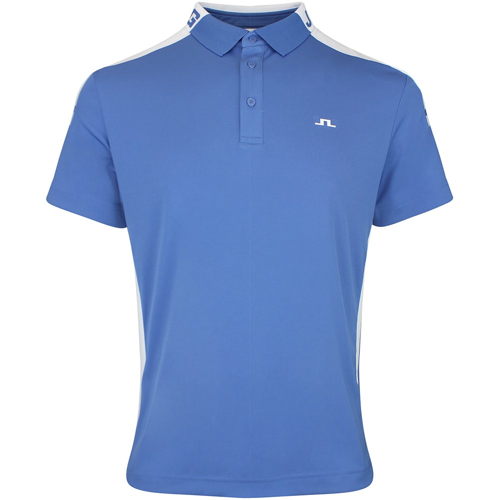 J.Lindeberg Golf Shirt - Bo Regular Fit - Federal Blue SS26
